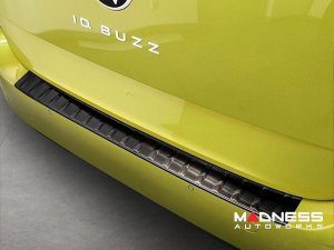 Volkswagen ID. Buzz Rear Bumper Sill Cover - Stainless Steel - Dark Brushed Finish